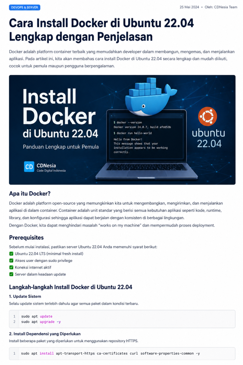 Docker Install