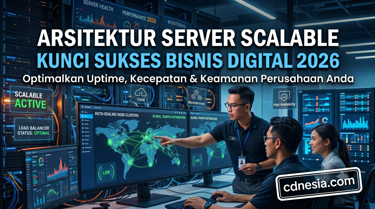 Arsitektur Server Scalable: Kunci Sukses Bisnis Digital 2026